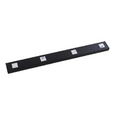 Amber &amp; Fern Black 40cm Magnetic Bar Strip Wall Knife Rack