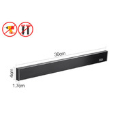 Amber &amp; Fern Black 30cm Magnetic Bar Strip Wall Knife Rack
