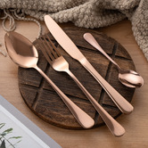 Amber &amp; Fern 24 Piece Stainless Steel Cutlery Set