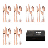 Amber &amp; Fern 24 Piece Stainless Steel Cutlery Set