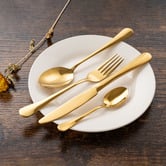 Amber &amp; Fern 24 Piece Stainless Steel Cutlery Set