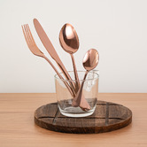 Amber &amp; Fern 24 Piece Stainless Steel Cutlery Set