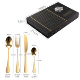 Amber &amp; Fern 24 Piece Stainless Steel Cutlery Set