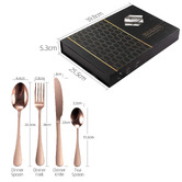 Amber &amp; Fern 24 Piece Stainless Steel Cutlery Set