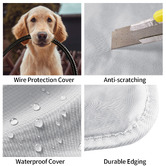 Amber &amp; Fern 70x45cm Pet Electric Heating Pad Grey