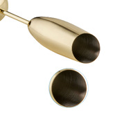 Amber &amp; Fern Gold 200ml Stainless Steel Champagne Flutes