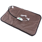 Amber &amp; Fern Brown Electric Heating Pet Bed