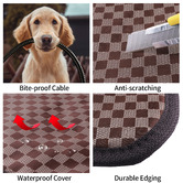 Amber &amp; Fern Brown Electric Heating Pet Bed