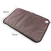 Amber &amp; Fern Brown Electric Heating Pet Bed