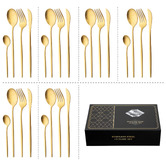 Amber &amp; Fern 24 Piece Mari Stainless Steel Cutlery Set