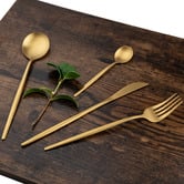Amber &amp; Fern 24 Piece Mari Stainless Steel Cutlery Set