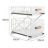 Amber &amp; Fern Nolan Slide-Out Kitchen Storage Rack