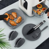 Amber &amp; Fern 7 Piece Silicone Air Fryer Accessory Set