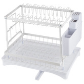 Amber &amp; Fern 2 Tier Grayson Steel Dish Drying Rack
