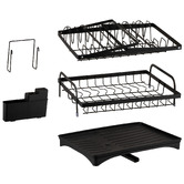 Amber &amp; Fern 2 Tier Grayson Steel Dish Drying Rack