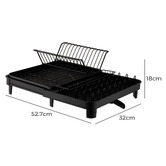 Amber &amp; Fern Black Grayson Steel Dish Drying Rack