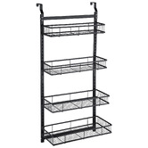 Amber &amp; Fern 4 Tier Grayson Steel Over-the-Door Shower Caddy