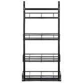 Amber &amp; Fern 4 Tier Grayson Steel Over-the-Door Shower Caddy