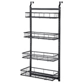 Amber &amp; Fern 4 Tier Grayson Steel Over-the-Door Shower Caddy