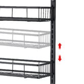 Amber &amp; Fern 4 Tier Grayson Steel Over-the-Door Shower Caddy