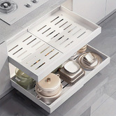 Amber &amp; Fern Aire Pull-Out Extendable Steel Cabinet Tray