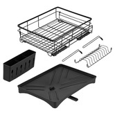 Amber &amp; Fern Naleah Expandable Steel Dish Drying Rack