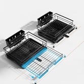 Amber &amp; Fern Naleah Expandable Steel Dish Drying Rack
