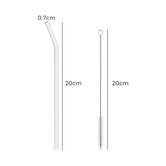 Amber &amp; Fern 500ml Jeevan To-Go Glass Bottles with Lid &amp; Straw