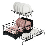 Amber &amp; Fern Basion 2 Tier Expandable Stainless Steel Dish Drying Rack