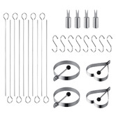 Amber &amp; Fern 43 Piece Lester Stainless Steel BBQ Tool Set