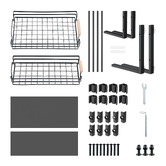 Amber &amp; Fern Denuvo 2 Tier Slide-Out Under Sink Organiser
