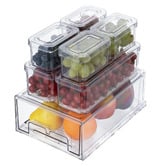 Amber &amp; Fern 14 Piece Albany Refrigerator Storage Bin Set