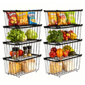 Amber &amp; Fern Palermo Stackable Freezer Storage Baskets