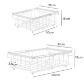 Amber &amp; Fern Palermo Adjustable Freezer Storage Baskets