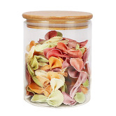 Amber &amp; Fern 6 Piece Alto Borosilicate Glass Storage Jar Set