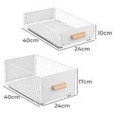 Amber &amp; Fern 2 Piece Ophelia Pull-Out Kitchen Cabinet Organiser Set