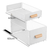 Amber &amp; Fern 2 Piece Ophelia Pull-Out Kitchen Cabinet Organiser Set