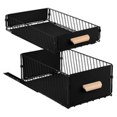 Amber &amp; Fern 2 Piece Ophelia Pull-Out Kitchen Cabinet Organiser Set