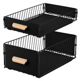 Amber &amp; Fern 2 Piece Ophelia Pull-Out Kitchen Cabinet Organiser Set