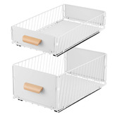 Amber &amp; Fern 2 Piece Ophelia Pull-Out Kitchen Cabinet Organiser Set