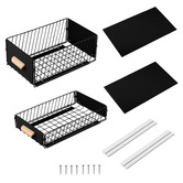 Amber &amp; Fern 2 Piece Ophelia Pull-Out Kitchen Cabinet Organiser Set