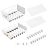 Amber &amp; Fern 2 Piece Ophelia Pull-Out Kitchen Cabinet Organiser Set