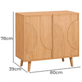 Amber &amp; Fern Ibarra 2 Door Sideboard