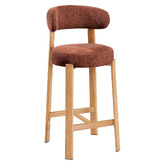 Amber &amp; Fern 65cm Cecil I Chenille Bar Stools