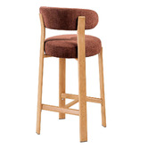 Amber &amp; Fern 65cm Cecil I Chenille Bar Stools