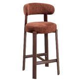 Amber &amp; Fern 65cm Cecil II Chenille Bar Stools