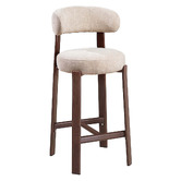Amber &amp; Fern 65cm Cecil II Chenille Bar Stools