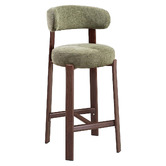 Amber &amp; Fern 65cm Cecil II Chenille Bar Stools