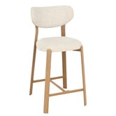 Amber &amp; Fern 65cm Laurent Chenille Bar Stools