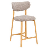 Amber &amp; Fern 65cm Laurent Chenille Bar Stools